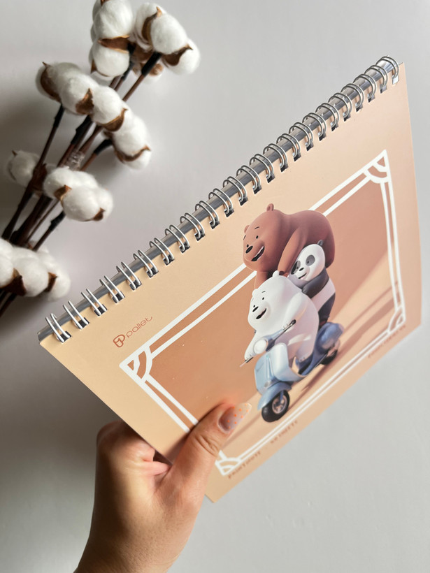 دفتر نقاشی مربعی دخترانه