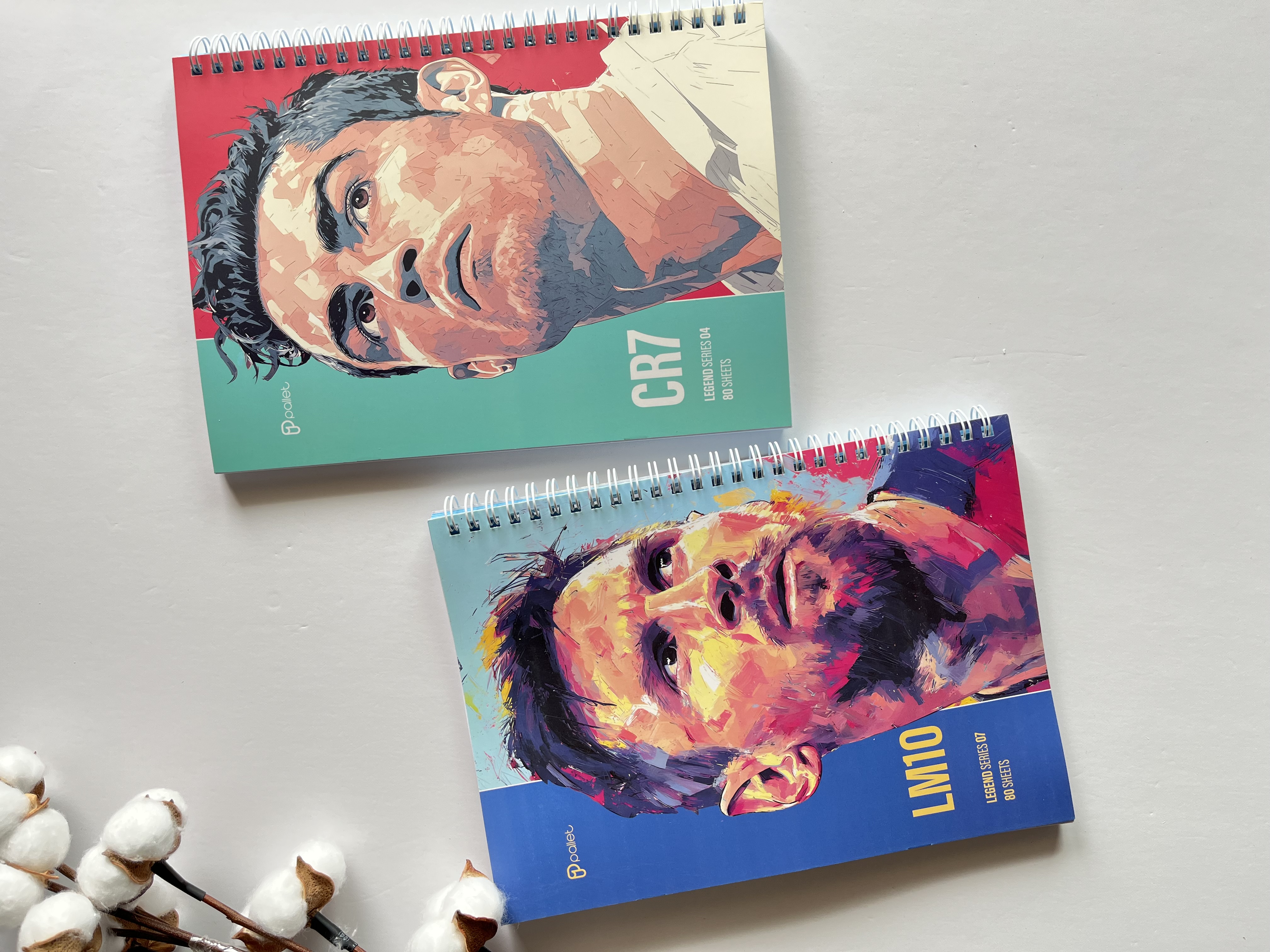 دفتر ۸۰ برگ رونالدو و مسی