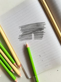 پاککن چوبی مدادی